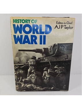1974 HC/DJ History of World War 2 , AJP Taylor, Octopus Good Condition